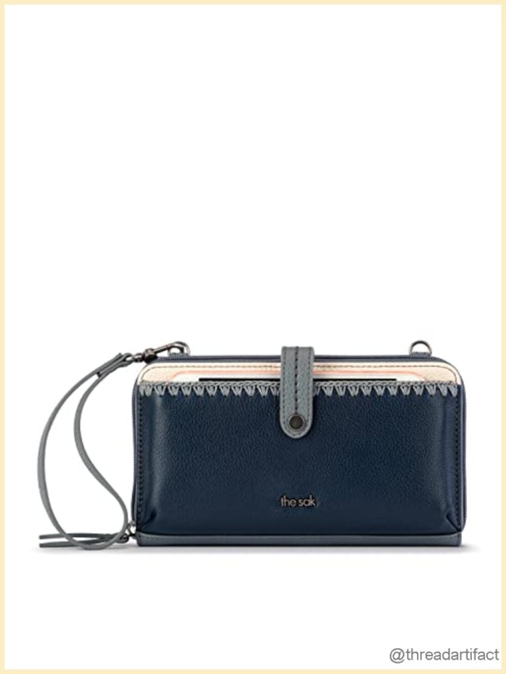Convertible Crossbody Wristlet Wallet Clutch Purse Leather Phone Bag